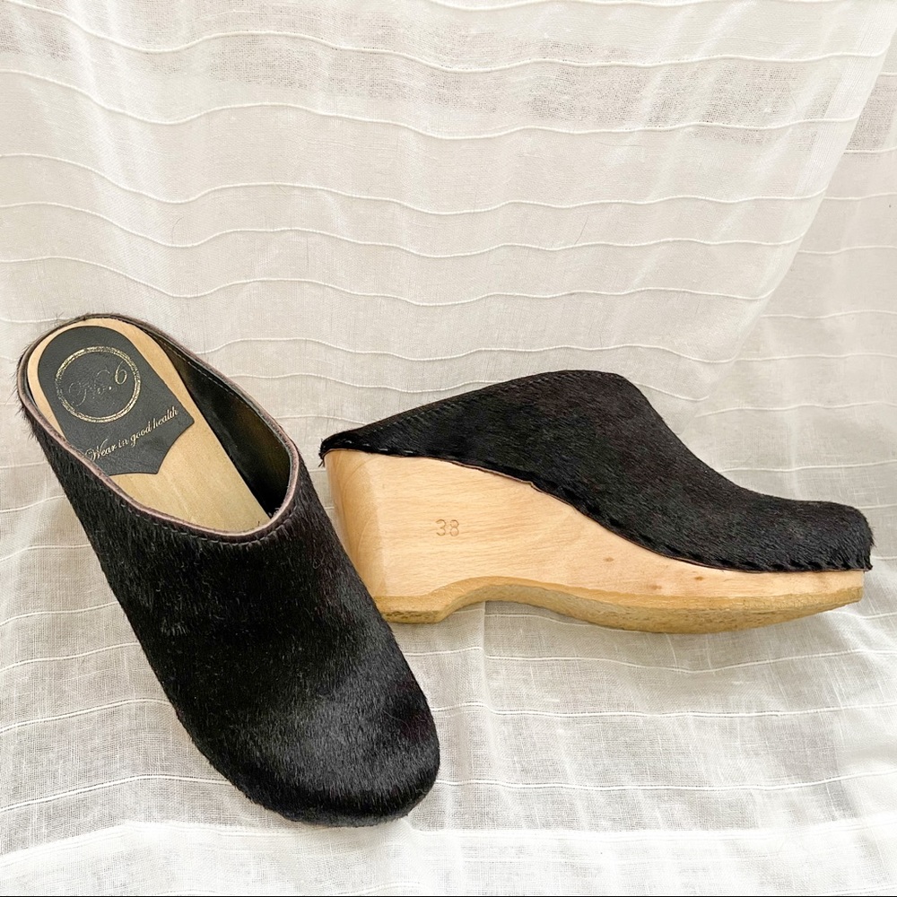 No.6 New School Clog on Wedge